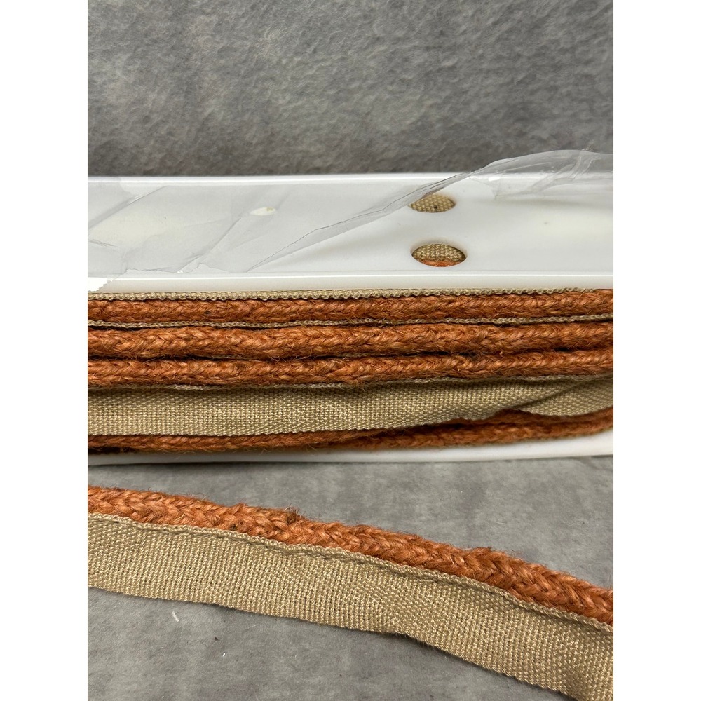 Lauren Hancock Jute Lip Cord Rust‎ New RTK-1101 Trim Piping 12 yards